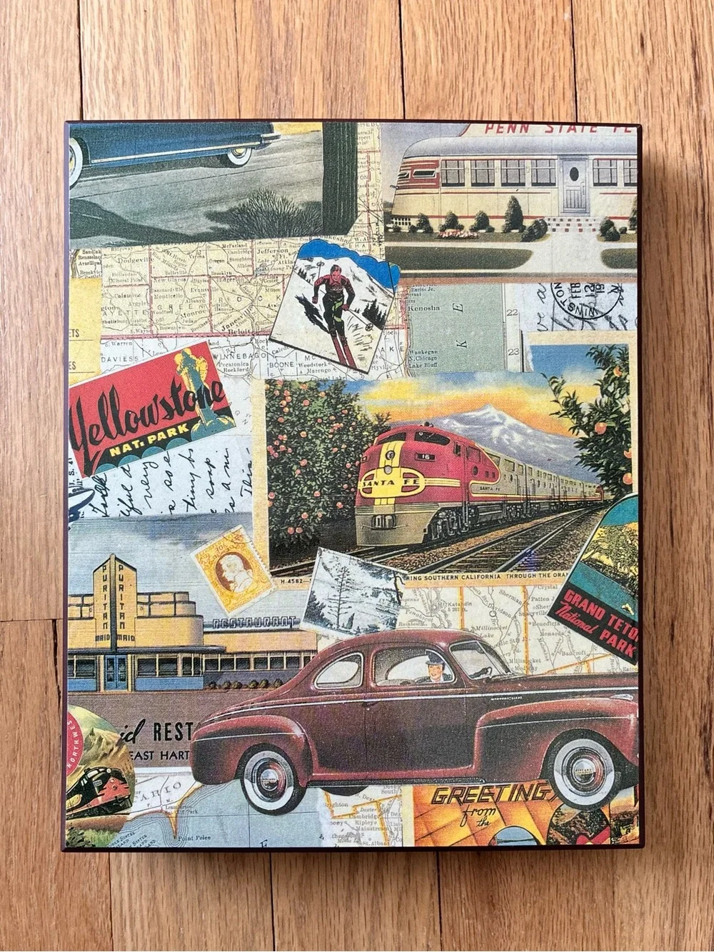 NWT Burnes®️ Photo Album Boxed, # A84564 ‘DESTINATION’ ©️1998, For 80 4x6 Photos